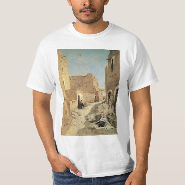 Camiseta Uma rua em El-Agouat (Frente)