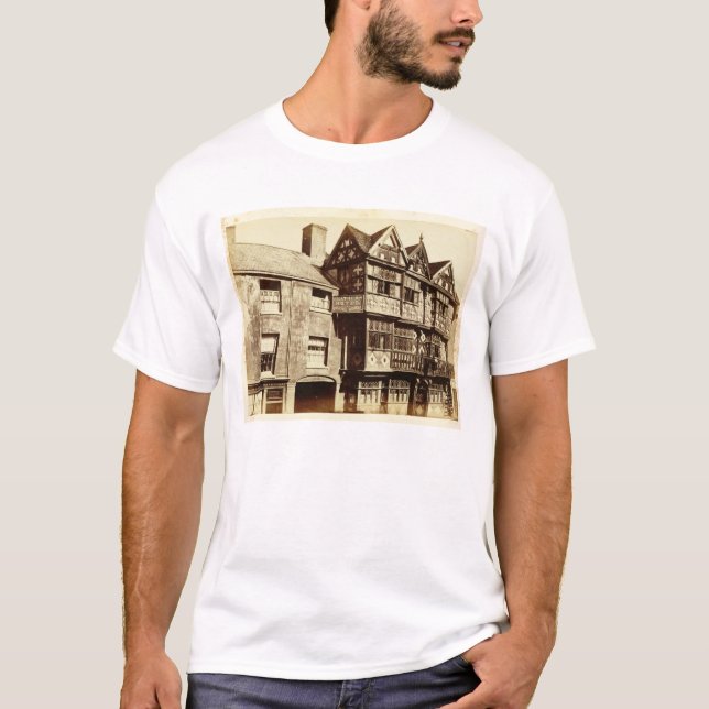 Camiseta Uma rua em Ludlow (foto de b/w) (Frente)