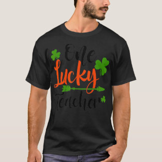 Camiseta Uma Rua Engraçada de Shamrock Feliz Patricku2019s