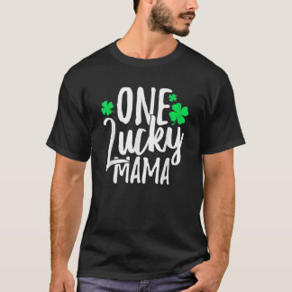 Camiseta Uma Rua Sortuda do Dia de Patrick Shamrock Família