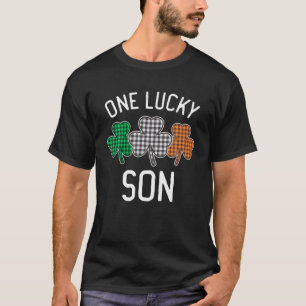 Camiseta Uma Rua Sortuda, Xadrez de Bandeira Irlandesa no D