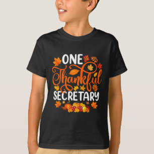 Camiseta Uma Secretária de agradecimento Engraçado Queda de