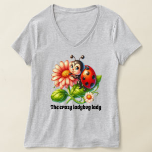 Camiseta Uma senhora doida doida e bonita, personalizável