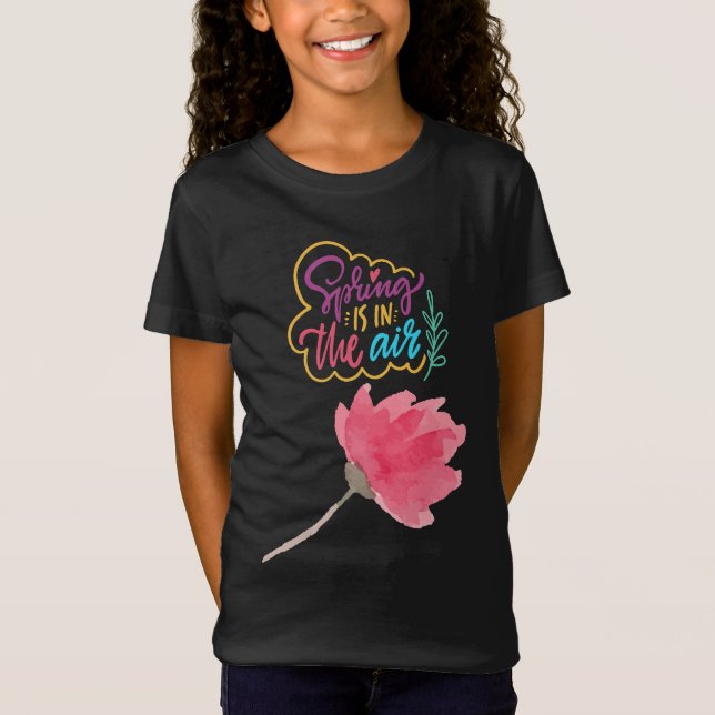 Camiseta Uma Série Visual de Primavera (Frente)