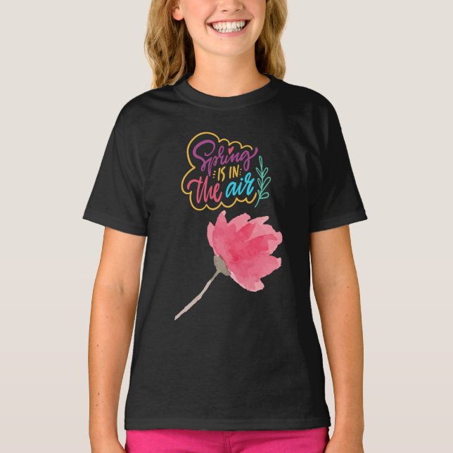 Camiseta Uma Série Visual de Primavera (Frente)