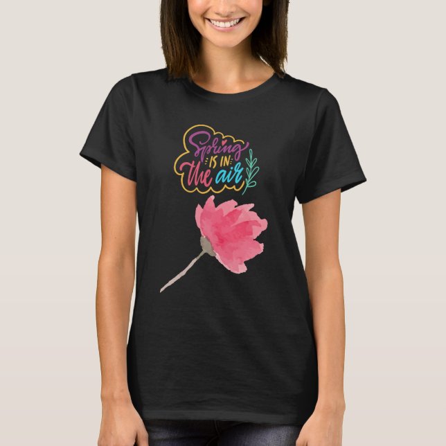 Camiseta Uma Série Visual de Primavera (Frente)