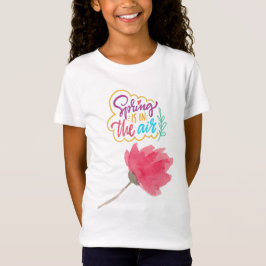 Camiseta Uma Série Visual de Primavera
