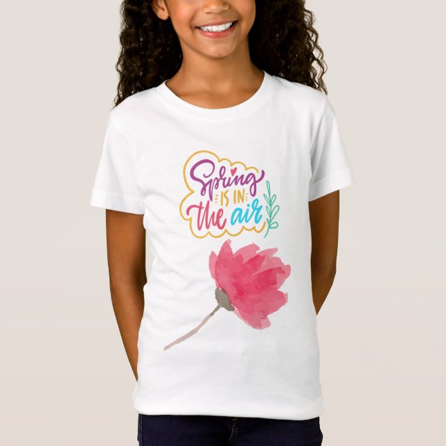 Camiseta Uma Série Visual de Primavera (Frente)
