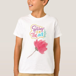 Camiseta Uma Série Visual de Primavera