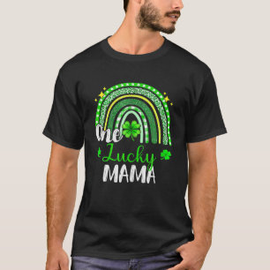 Camiseta Uma Sortuda Mama Leopard Imprime A Rua Arco-Íris D