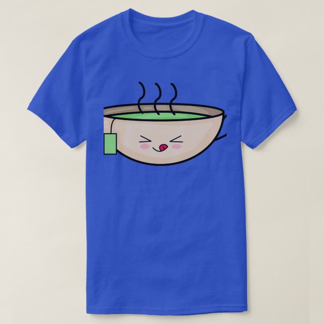 Camiseta Uma taça de chá 2 (Frente do Design)
