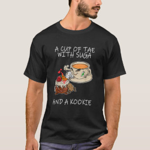 Camiseta Uma Tae Suga E Um Café Engraçado De Kookie