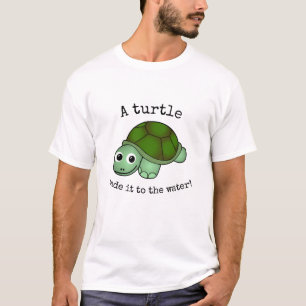 Camiseta Uma tartaruga fê-lo!