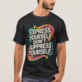 Camiseta Uma Tee para Autoexpressão em Negrito