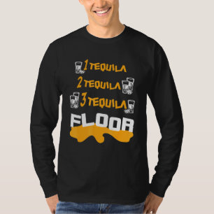 Camiseta Uma Tequila Dois Tequila Três Piso De Tequila