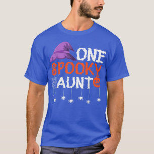Camiseta Uma tia bruxa fantasma no Halloween