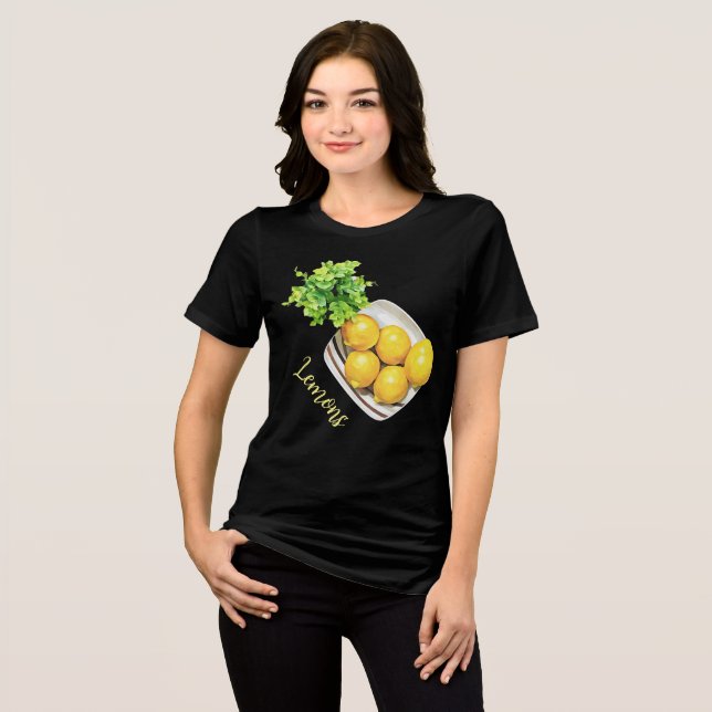 Camiseta Uma Tigela De Limões (Frente Completa)