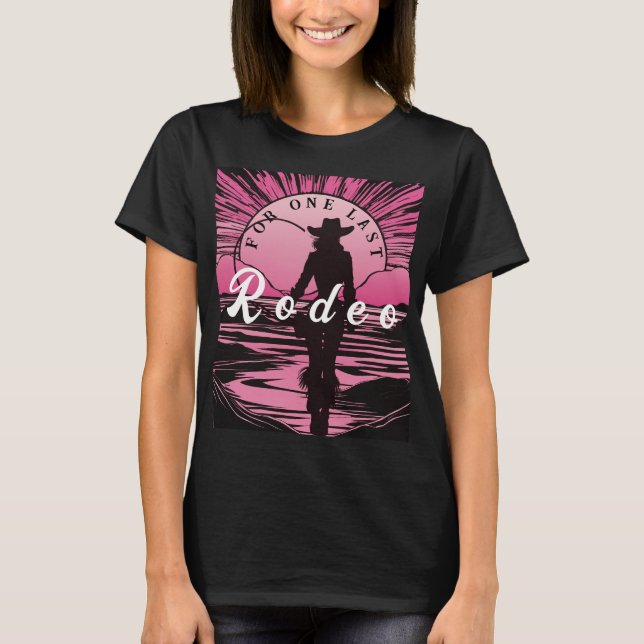 Camiseta Uma Última Festa de Despedida de Solteira Rodeio (Frente)