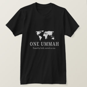 Camiseta Uma Ummah - Roupas Islâmicas para Homens Muçulmano