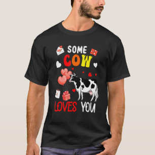 Camiseta Uma Vaca Te Ama, Dia de os namorados Famoso.