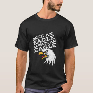 Camiseta Uma Vez A Águia Sempre É Um Mascote De Espírito Es