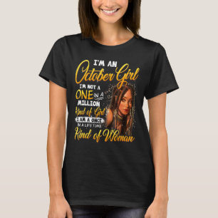Camiseta Uma Vez Em Uma Menina Negra Da Vida, Aniversário D