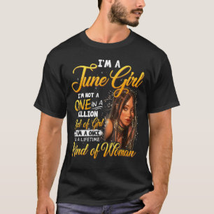 Camiseta Uma Vez Em Uma Menina Negra Da Vida, Mãe De Aniver