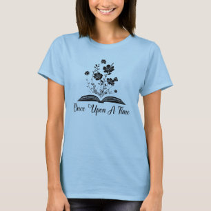 Camiseta Uma Vez, Flor Selvagem Minimalista