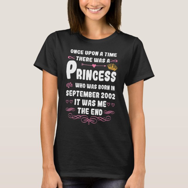 Camiseta Uma Vez Houve Uma Princesa Em 20 De Setembro (Frente)