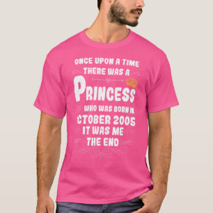 Camiseta Uma Vez Houve Uma Princesa Em Outubro De 2000