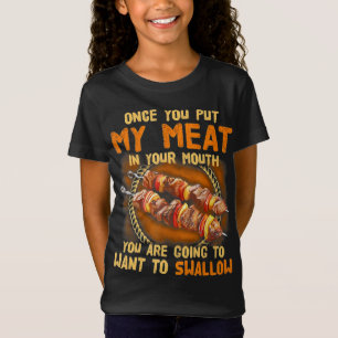 Camiseta Uma Vez Que Você Saiu Minha Carne Na Boca Present
