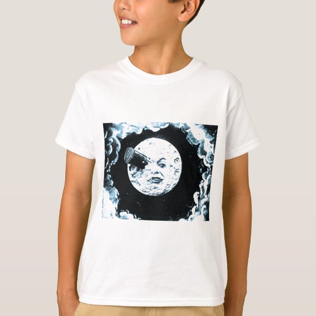 Camiseta Uma viagem à lua (Frente)