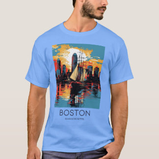 Camiseta Uma Viagem de Arte para o Impressão de Boston Mass