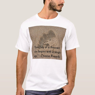 Camiseta "Uma viagem de mil…
