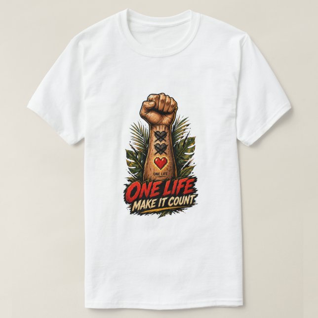 Camiseta Uma Vida  (Frente do Design)