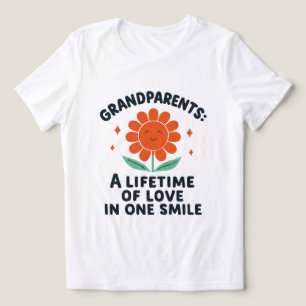 Camiseta Uma Vida do Amor: Sorriso da Vovó e do Vovô