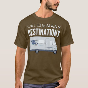 Camiseta Uma vida Muitos destinos Hymer Motorhome