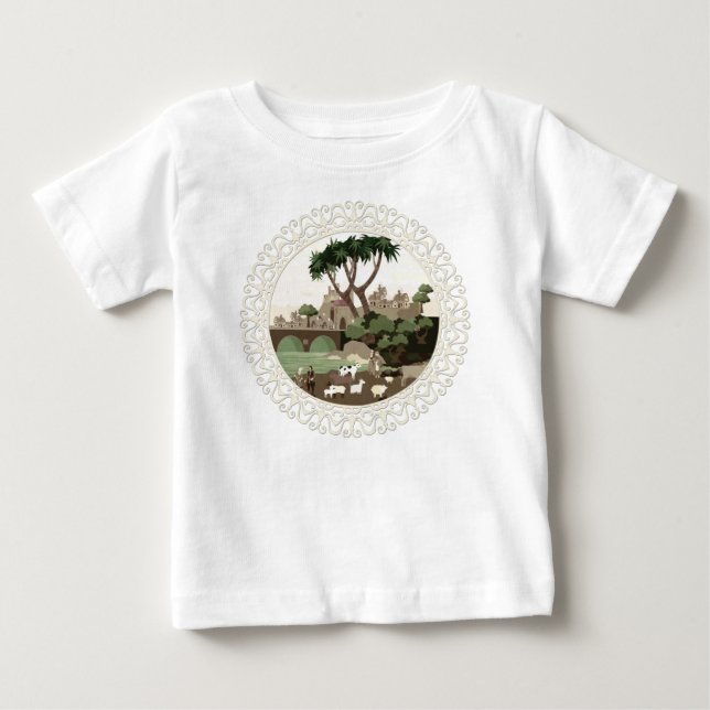 Camiseta Uma vila na Idade Média (Frente)