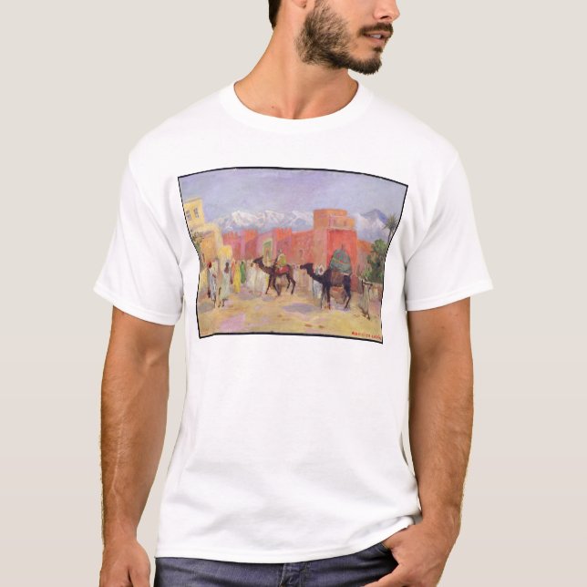 Camiseta Uma vila nas montanhas de atlas (Frente)