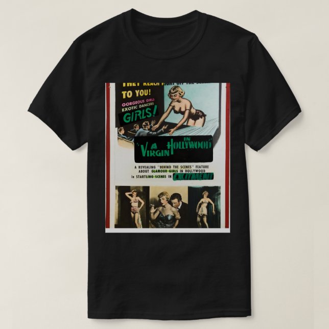 Camiseta Uma Virgem em Hollywood 1953 (Frente do Design)