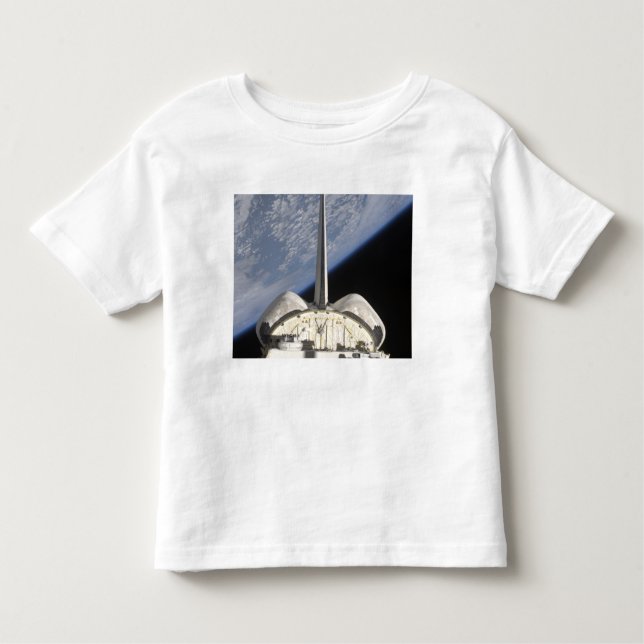 Camiseta Uma visão parcial do Endeavor do Ônibus Espacial (Frente)