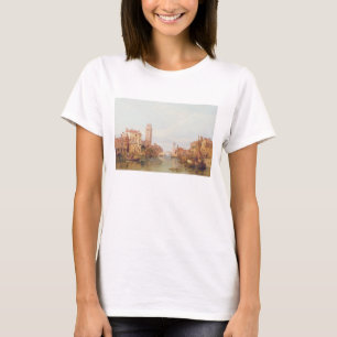 Camiseta Uma vista de Verona, 1848 (óleo em canvas)