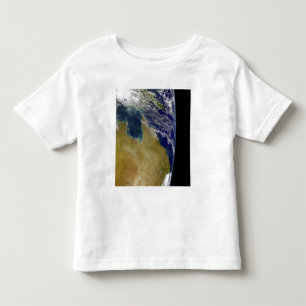 Camiseta Uma vista parcial da terra que mostra Austrália
