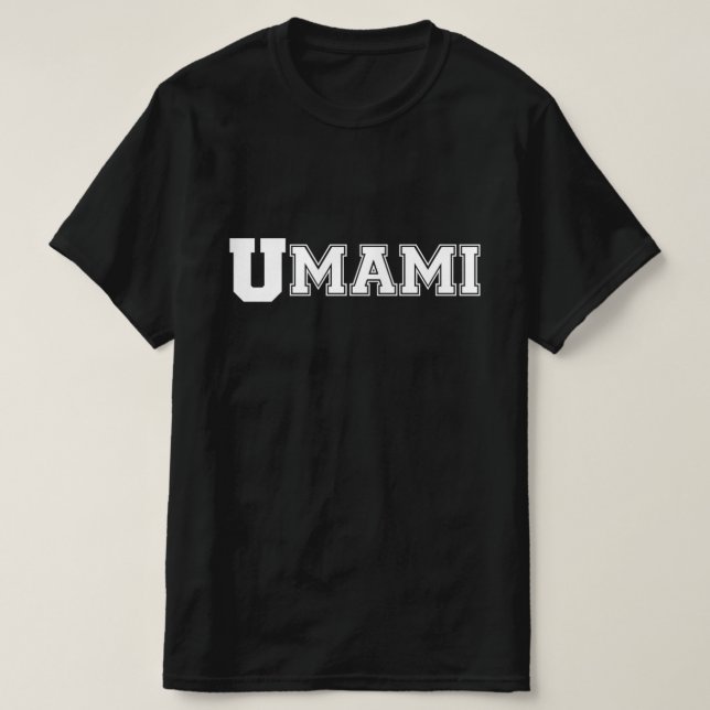 CAMISETA UMAMI COLLEGE (Frente do Design)