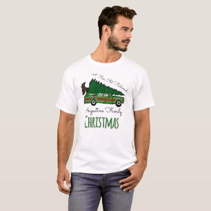 Camiseta Umas férias antiquados do Natal do divertimento
