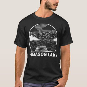 Camiseta UMBAGOG LAKE MAINE Engraçado Campanha de Pesca Eng
