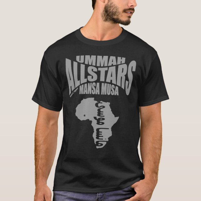 Camiseta Ummah Allstars Mansa Musa (Frente)
