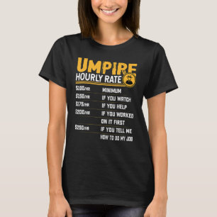 Camiseta Umpire Taxa Horária do Impulso Esportivo