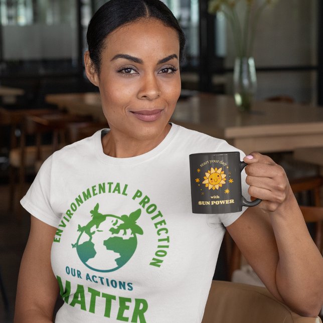 Camiseta Umweltschutz - Unser Handeln zählt  (Criador carregado)