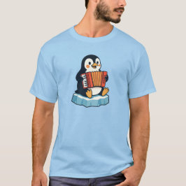 Camiseta Un pingouin isolé sur un iceberg.